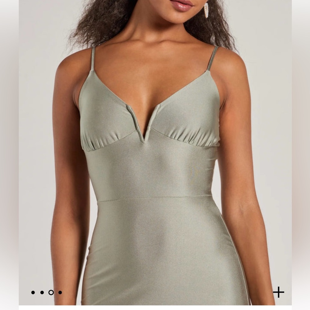 Cause To Celebrate V-Neck A-Line Midi Dress